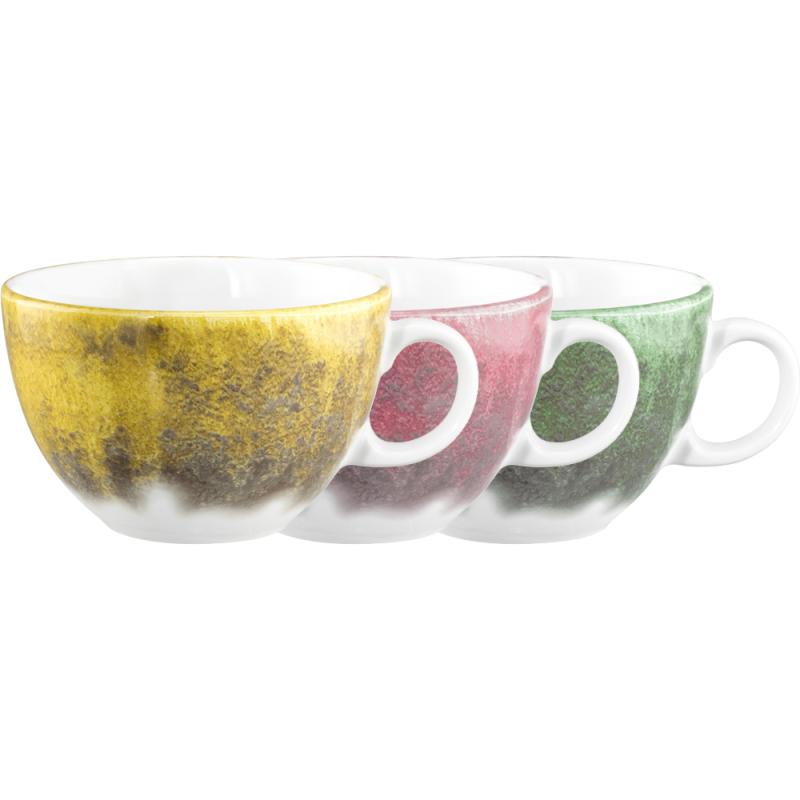 Kaffeetasse 10,8 cm Seltmann Weiden 1164 MODERN LIFE Batik 001.774430 001.774448 001.774466 Kurkuma Hibiskus Matcha