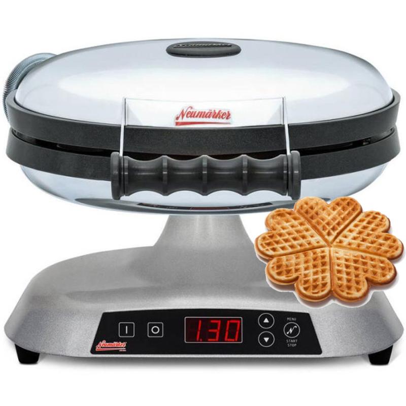 Neumärker Retro-Waffeleisen Galaxia® Mars Metallic Red, versandkostenfrei