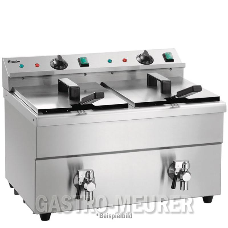 Bartscher Induktions-Doppel Fritteuse 2x8L Plus