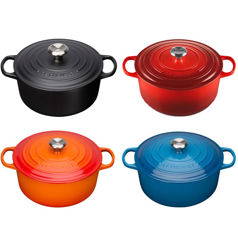 LE CREUSET® Bräter rund Signature 28 cm L21177280000430 L21177280602430 L21177280902430 L21177282002430 Amefa