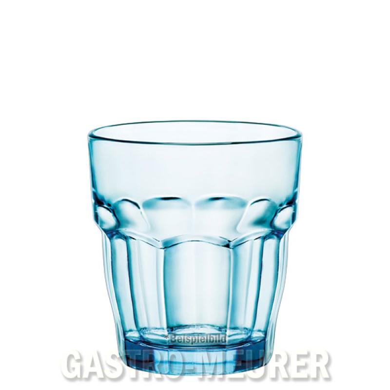 Rock Bar Lounge Ice Rocks Tumbler 27 cl, blau, stapelbar, Bormioli