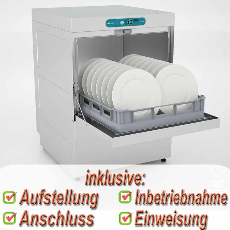 Ackermann U 530-1E Geschirr-Spülmaschine m. eingebautem Enthärter