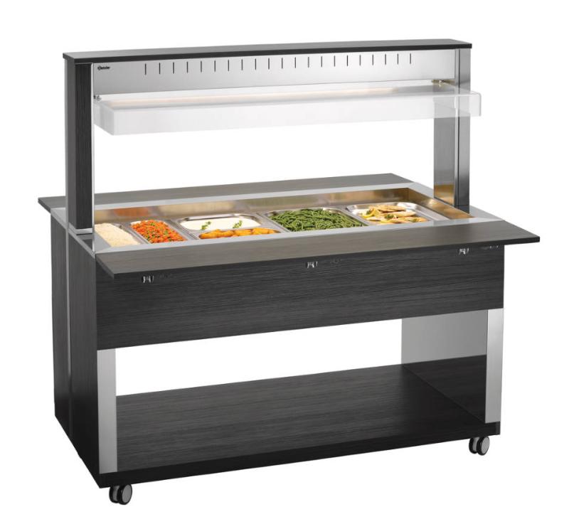 Bartscher Buffet- u. Salatwagen 3 x GN 1/1, versandkostenfrei