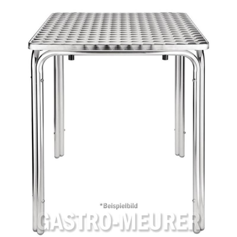 Bolero Bistrotisch quadratisch 60 cm, Aluminium