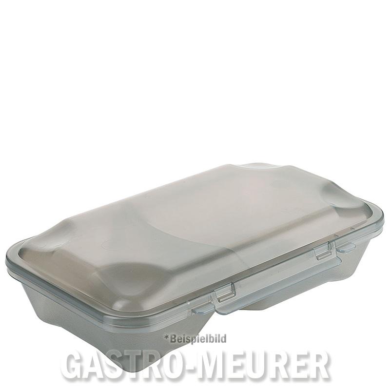 WE*TURN Menüschale GN 1/4 Food Box 2-Fächer, grau