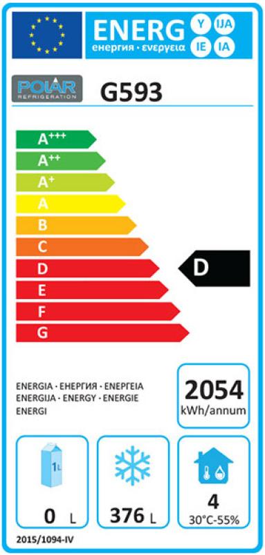 POLAR Tiefkühlschrank G593