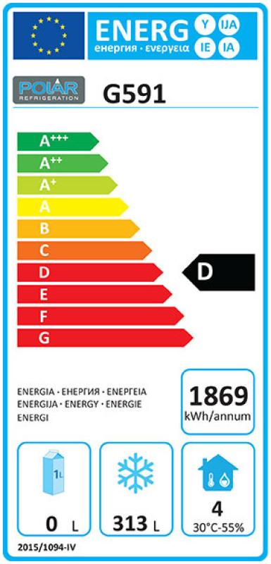 POLAR Tiefkühlschrank G591