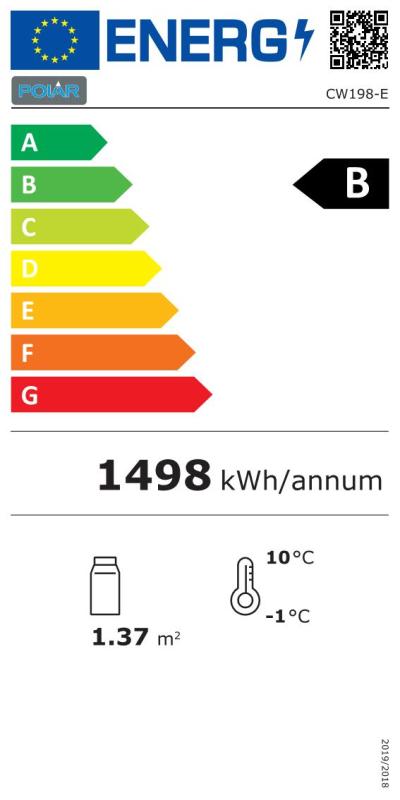 Glastür-Kühlschrank CW198