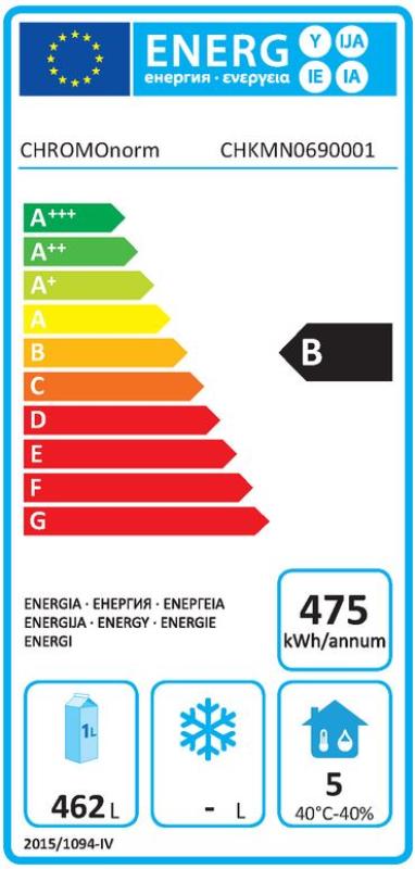 CHROMOnorm NOVA - Kühlschrank BR 690 GN 2/1