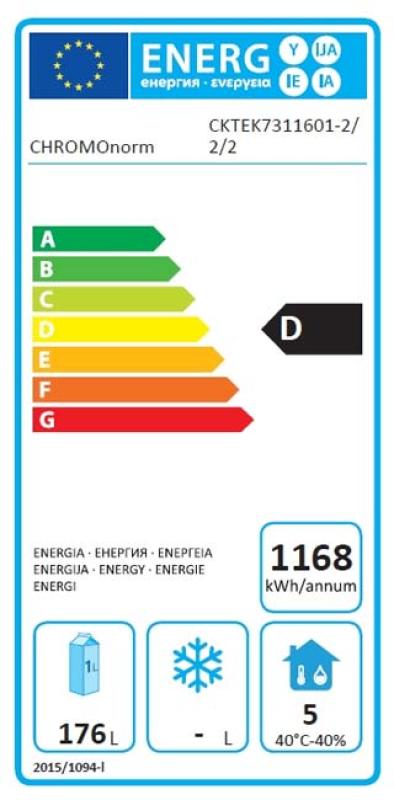 CHROMOnorm Kühltisch GN 1/1, 6 Schubladen