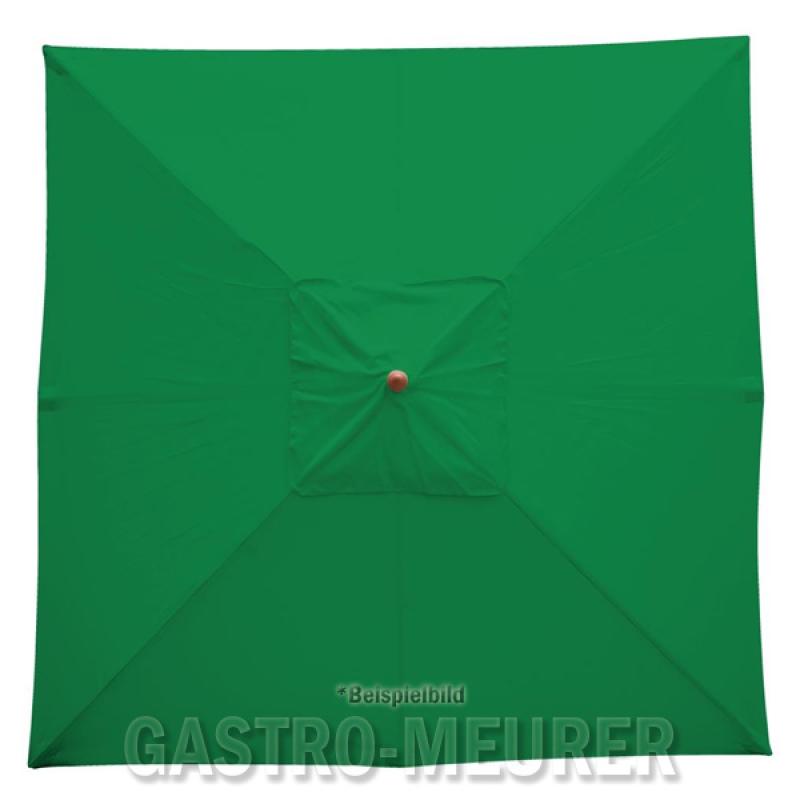 Bolero Sonnenschirm Farbe Grün, quadratisch 2,5 x 2,5 m