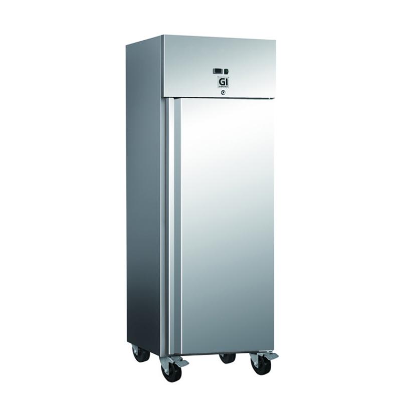 Gastro-Inox Edelstahl 600 Liter Kühlschrank, Umluft 201.012