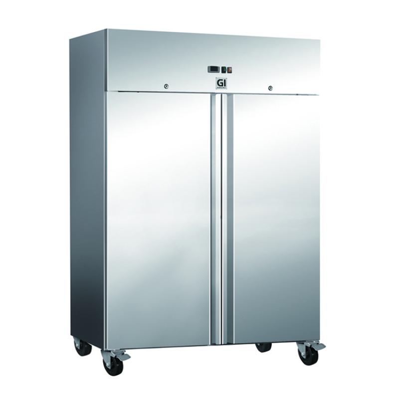 Gastro-Inox Edelstahl 1200 Liter Gefrierschrank, Umluftkühlung 201.015