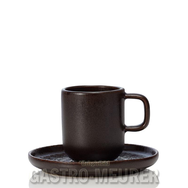 Rockzzero Ober- und Untertasse Set 0,09 l , One Metallic Brown