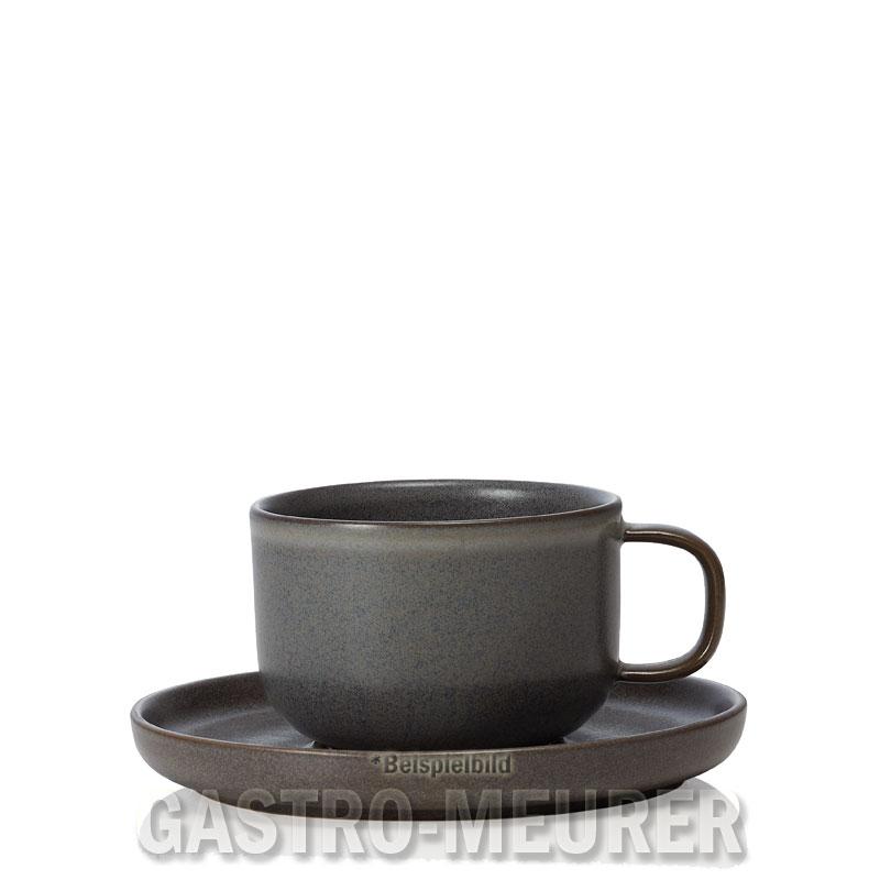 Rockzzero Ober- und Untertasse Set 0,28 l , One Stone Grey