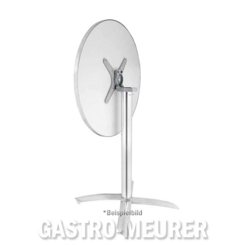 Bolero Bistrotisch rund klappbar 1 Bein, 60 cm Edelstahl