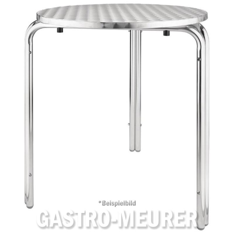 Bolero Bistrotisch rund 70 cm, Aluminium