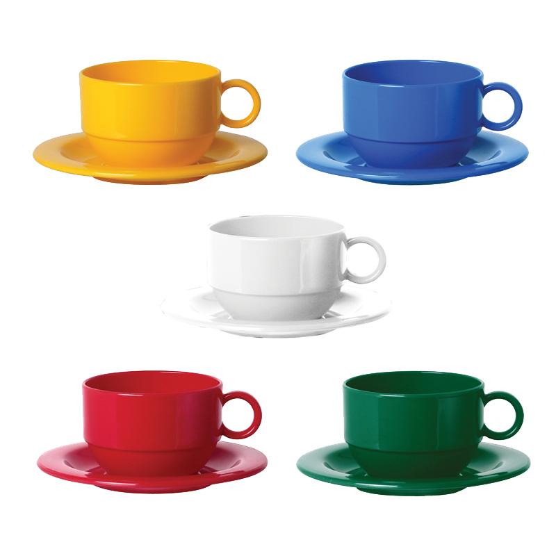 Tasse 0,2 l PP WACA in 5 Farben