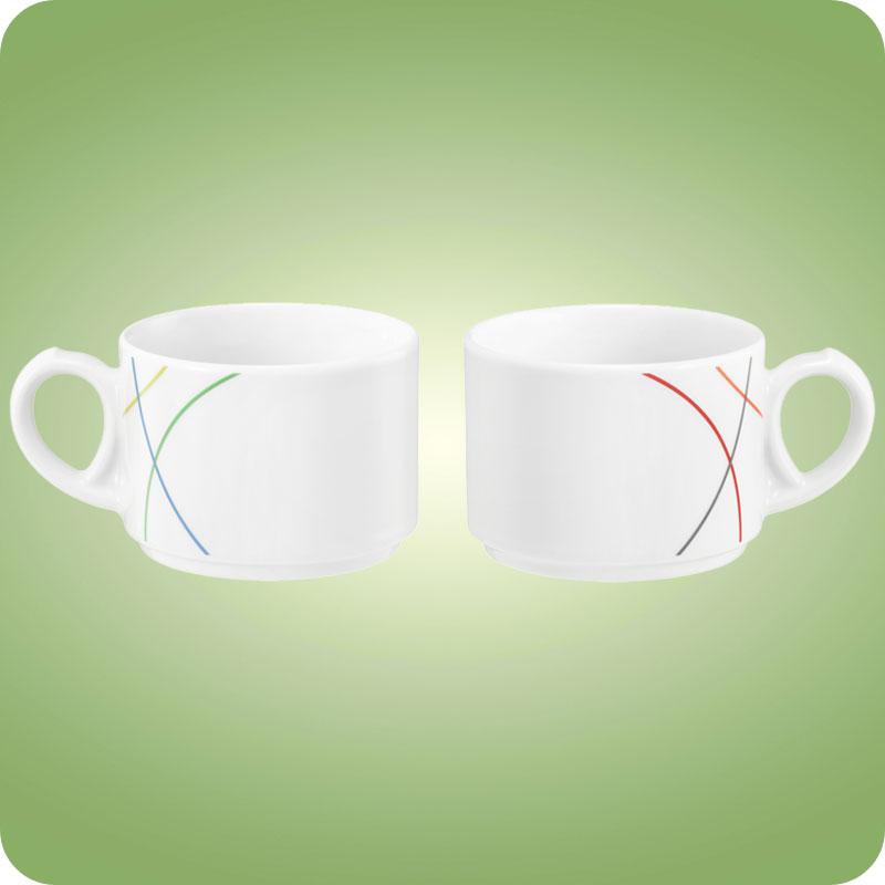 Community Green-​ o. Red-​Line Kaffeetasse 0,18 l Seltmann Weiden 001.744471 001.744512