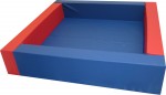 Mobile Preview: Ballbecken 5-teilig quadratisch 220 x 220 cm, versandkostenfrei
