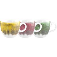 Espressotasse 9 cl Seltmann Weiden 1132 MODERN LIFE Batik 001.774426 001.774444 001.774462 Kurkuma Hibiskus Matcha