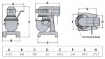 Mobile Preview: Hobart A200 Universalküchenmaschine Tischmodell 20 Liter