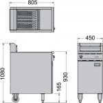 Mobile Preview: Roband 29 l Standfriteuse AF812R