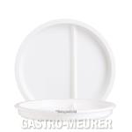 ARC L6824 Arcopal Teller 2-geteilt, 23 cm Restaurant White