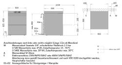 Mobile Preview: Ackermann U 540E Geschirr-Spülmaschine m. eingebautem Enthärter