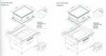 Mobile Preview: AFG Rahmensatz für flächenbündigen Einbau 800mm Breite Queen 700