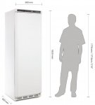 Mobile Preview: POLAR Kühlschrank weiß CD612