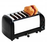 Dualit Toaster 6er schwarz, versandkostenfrei