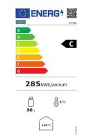 Mobile Preview: POLAR CF750 Displaykühlschrank Tischmodell 88 l