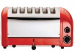 Dualit Toaster 6er rot, versandkostenfrei