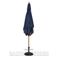 Mobile Preview: Bolero Sonnenschirm Farbe Blau, quadratisch 2,5 x 2,5 m