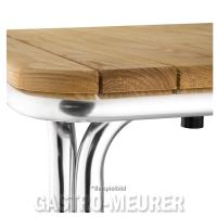 Mobile Preview: Bolero Tisch Quadratisch 70 cm Eschenholz