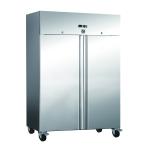 Gastro-Inox Edelstahl 1200 Liter Gefrierschrank, Umluftkühlung 201.015