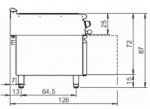 Mobile Preview: AFG Induktions-Herd 4 Kochzonen 20,0 kW Standgerät, Queen 900