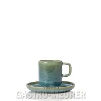 Rockzzero Ober- und Untertasse Set 0,09 l , One Myrtle Green