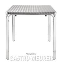 Bolero Bistrotisch Quadratisch 70 cm, Aluminium