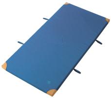 Turn- und Sportmatte 150x100x6 cm VB120 mit Lederecken und mit Trageschlaufen, versandkostenfrei