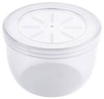 Mehrweg-Suppenbehälter 500 ml, Ø 11 cm H 7,5 cm, mit Deckel, weiß