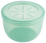 Mehrweg-Suppenbehälter 500 ml, Ø 11 cm H 7,5 cm, mit Deckel, grün