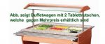 Mobile Preview: Bartscher Buffetwagen warm 3 x GN 1/1