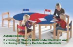 Mobile Preview: Halbrundwellentisch "Swing-it Woody" 120 x 60 cm