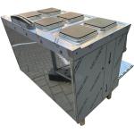 Mobile Preview: 6-Platten Elektroherd mit Jumbo-Backofen PFSX12E7