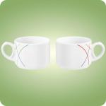 Community Green-​ o. Red-​Line Kaffeetasse 0,18 l Seltmann Weiden 001.744471 001.744512