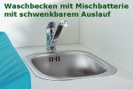 Mobile Preview: Wickelkommode m. Treppe, 16 flachen Boxen, Badewanne + Waschbecken